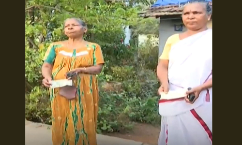 BJP allegedly gives money in thrissur to get votes