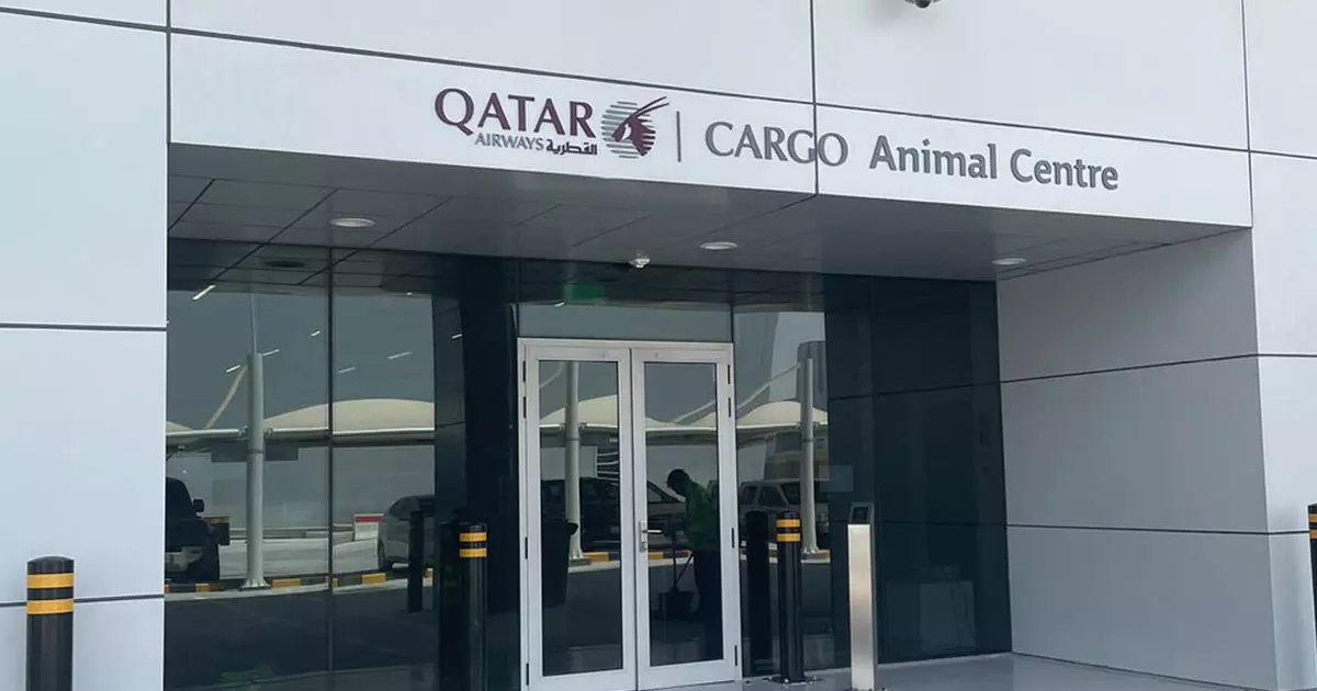 Qatar Airways Cargo with Animal Center for pets to relax