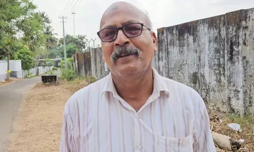 At the age of 69, Kader Sharif, a native of Mathilakam, cast his first vote