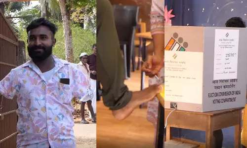 Samad Kottapuram by voting with his feet in malappuram