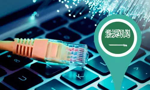 99 percent internet usage in Saudi
