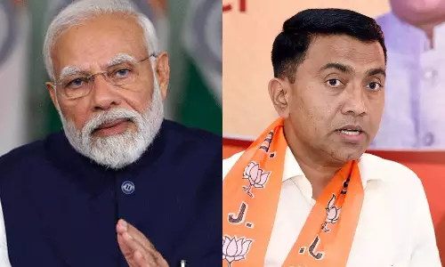 Congress files complaint against PM Modi, Goa CM Sawant for spreading misinformation Congress files complaint against PM Modi, Goa CM Sawant for spreading misinformation