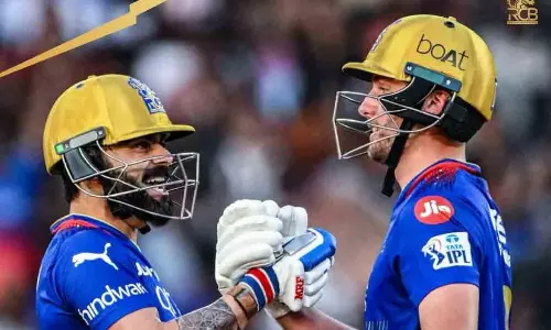 തീർന്നിട്ടില്ലെടാ...; ഗുജറാത്തിനെ പഞ്ഞിക്കിട്ട് ബെംഗളൂരു