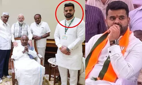 Sex tape controversy puts NDA and JDS on defense in Karnataka, as Deve Gowdas grandson and JD(S) MP from Hassan Prajwal Revanna flees country, NDA candidate Prajwal Revanna sex tape controversy, Revanna