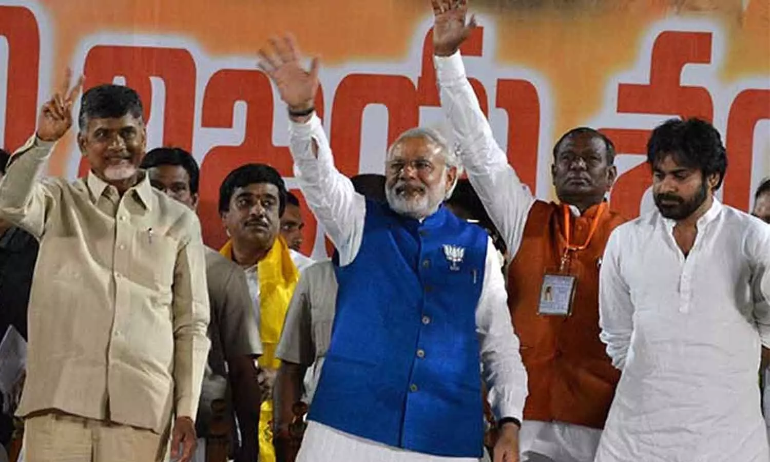 NDA releases manifesto for Andhra assembly polls NDA releases manifesto for Andhra assembly polls