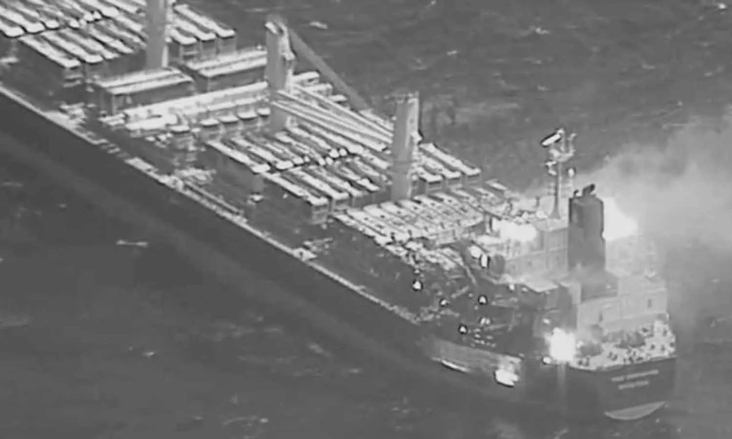 Another Houthi missile attack on a cargo ship in the Red Sea
