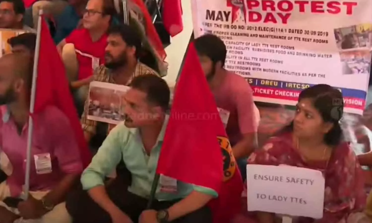 Restroom renovations are not being implemented; TTEs protested Restroom renovations are not being implemented; TTEs protested