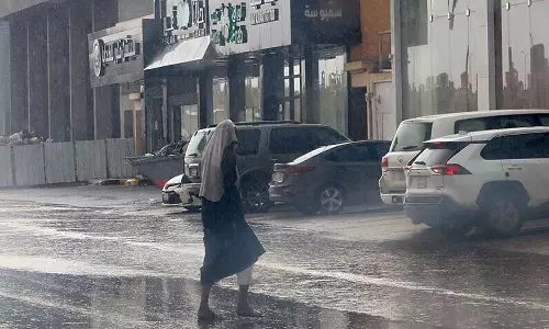 Heavy rain: one death in Saudi; One person is missing