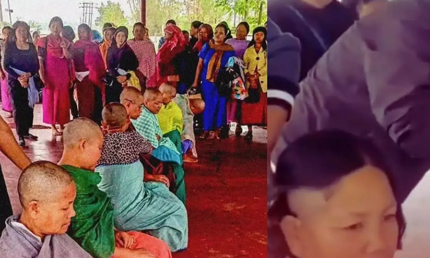 Peace must be restored in Manipur; Womens protest held a bicycle rally despite being bald,latest news,