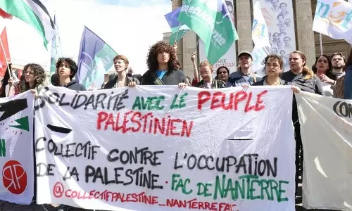 paris protest against israel