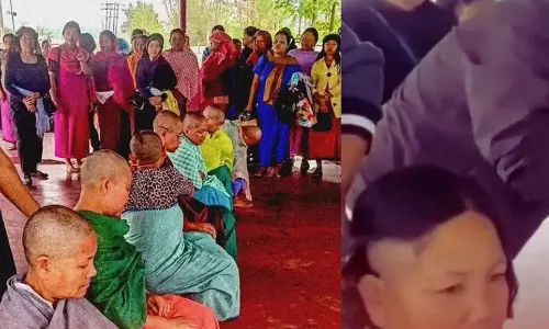 Peace must be restored in Manipur; Womens protest held a bicycle rally despite being bald,latest news,