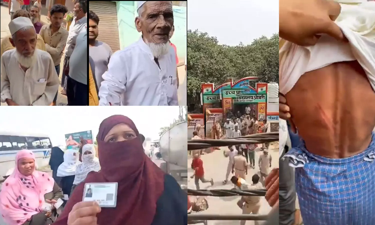 Muslims in UP’s Sambhal ‘not allowed’ to cast vote, thrashed by cops Muslims in UP’s Sambhal ‘not allowed’ to cast vote, thrashed by cops
