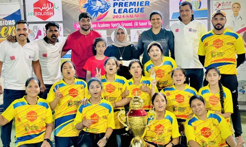 Fas organized womens cricket tournament in Salalah