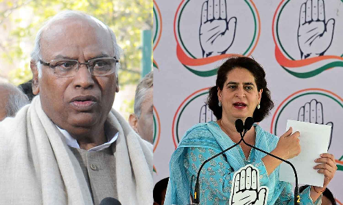 Kharge and Priyanka will lead the campaign in Maharashtra Kharge and Priyanka will lead the campaign in Maharashtra