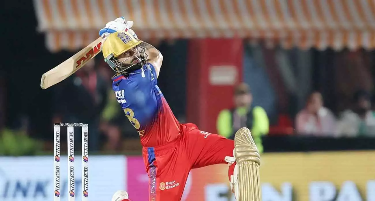 ധരംശാലയിൽ അറ്റാകിങ് കോഹ്ലി; പഞ്ചാബിനെതിരെ ബെംഗളൂരുവിന് 60 റൺസ് കൂറ്റൻ ജയം ധരംശാലയിൽ അറ്റാകിങ് കോഹ്ലി; പഞ്ചാബിനെതിരെ ബെംഗളൂരുവിന് 60 റൺസ് കൂറ്റൻ ജയം