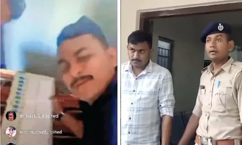 Bjp Candidates son arrested for hijacking Gujarat Polling booth and bogus voting Repolling Ordered