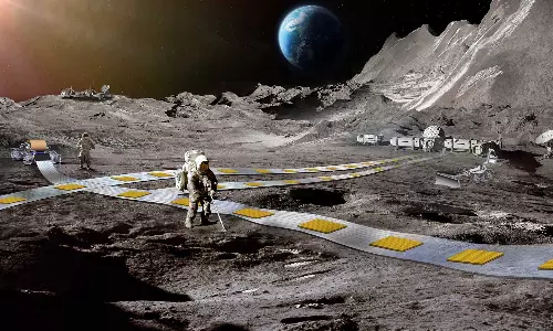 NASA plans to build a levitating robot train on the moon, train in moon, Flexible Levitation on a Track, Float