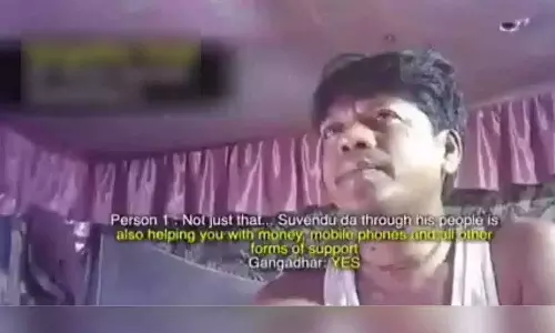 New video claims 70 women in Sandeshkhali received RS 2,000 each from BJP to protest in the rape case against TMC leaders, Gangadhar Kayal, Sandeshkhali case,