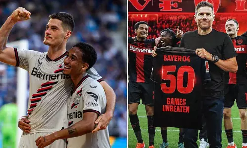 തോൽവിയറിയാതെ 50 മത്സരങ്ങൾ; ബുണ്ടെസ് ലീഗയിൽ പുതിയ നേട്ടത്തിനരികെ ലെവർകൂസൻ