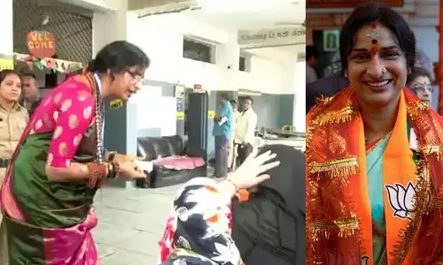JP’s Madhavi Latha booked for verifying identity by removing burqa of Hyderabad women