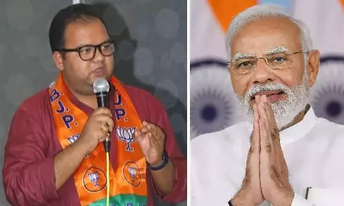 മോദി വരില്ല; രാഹുൽ ഗാന്ധിയുമായി സംവാദത്തിന് യുവമോർച്ച വൈസ് പ്രസിഡൻ്റിനെ നിയോഗിച്ച് ബി.ജെ.പി മോദി വരില്ല; രാഹുൽ ഗാന്ധിയുമായി സംവാദത്തിന് യുവമോർച്ച വൈസ് പ്രസിഡൻ്റിനെ നിയോഗിച്ച് ബി.ജെ.പി