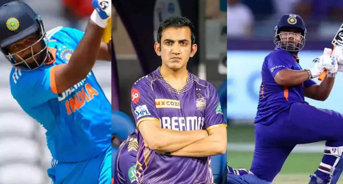 ലോകകപ്പ് പ്ലെയിങ് ഇലവനിൽ ഋഷഭ് പന്തോ സഞ്ജുവോ; ഗംഭീർ തെരഞ്ഞെടുക്കുന്നത് ഇങ്ങനെ ലോകകപ്പ് പ്ലെയിങ് ഇലവനിൽ ഋഷഭ് പന്തോ സഞ്ജുവോ; ഗംഭീർ തെരഞ്ഞെടുക്കുന്നത് ഇങ്ങനെ