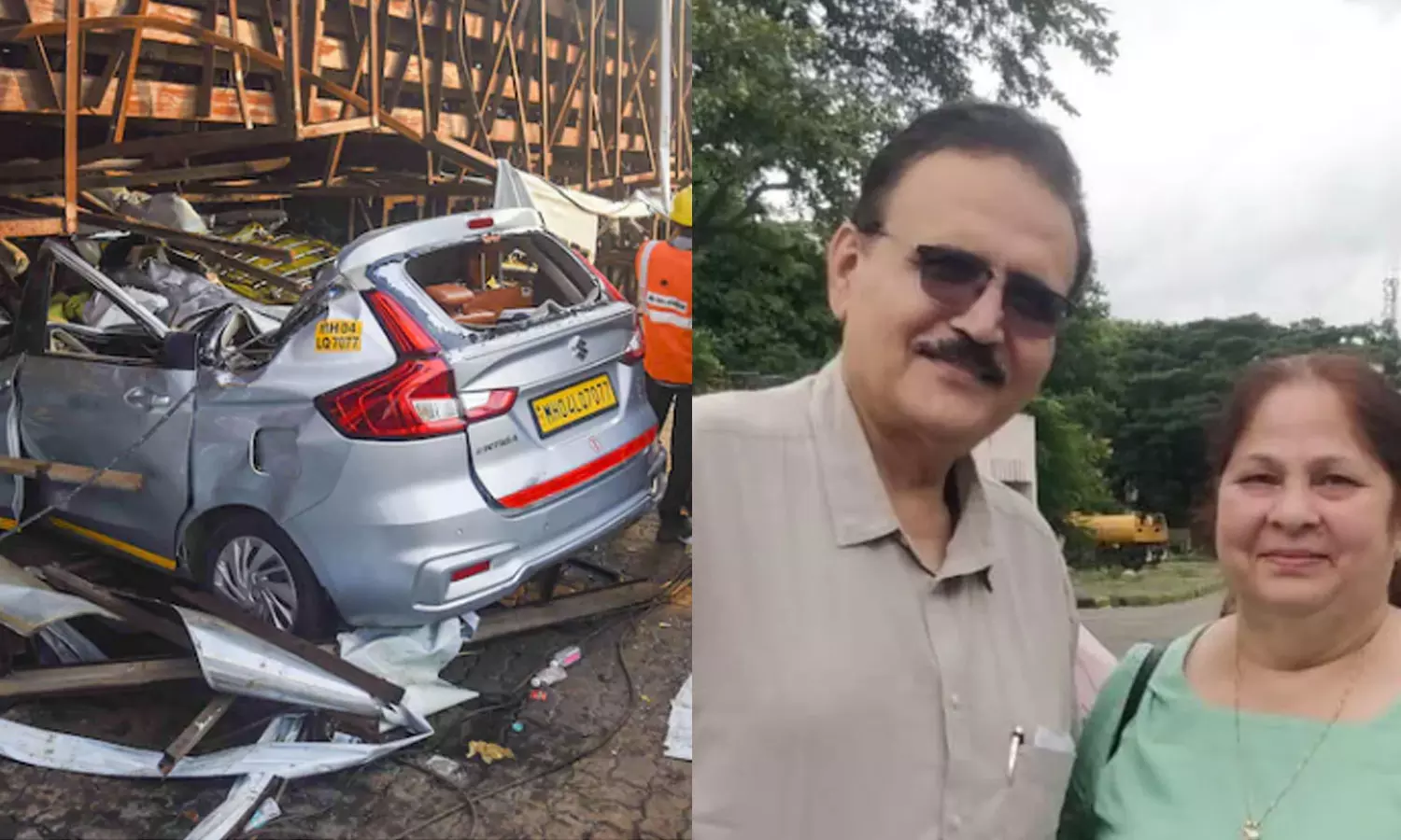 Couple Found Dead In Car Under Mumbai Hoarding. They Had Stopped For Petrol Couple Found Dead In Car Under Mumbai Hoarding. They Had Stopped For Petrol