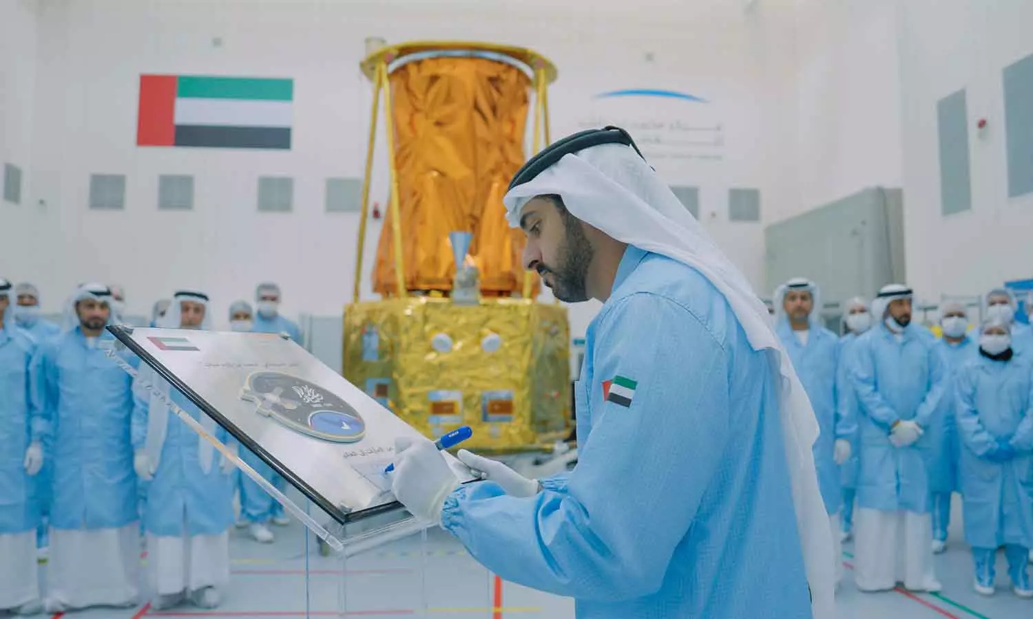 യു.എ.ഇയുടെ പുതിയ കൃത്രിമ ഉപഗ്രഹം എം.ബി.ഇസഡ്-സാറ്റ് വിക്ഷേപണത്തിനൊരുങ്ങുന്നു