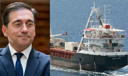 Spain denies port of call to vessel carrying shipment of ‘arms to Israel from India’, Israel attack on Gaza, Israel-Hamas war 2023-2024, Spain Foreign Minister Jose Manuel Albares