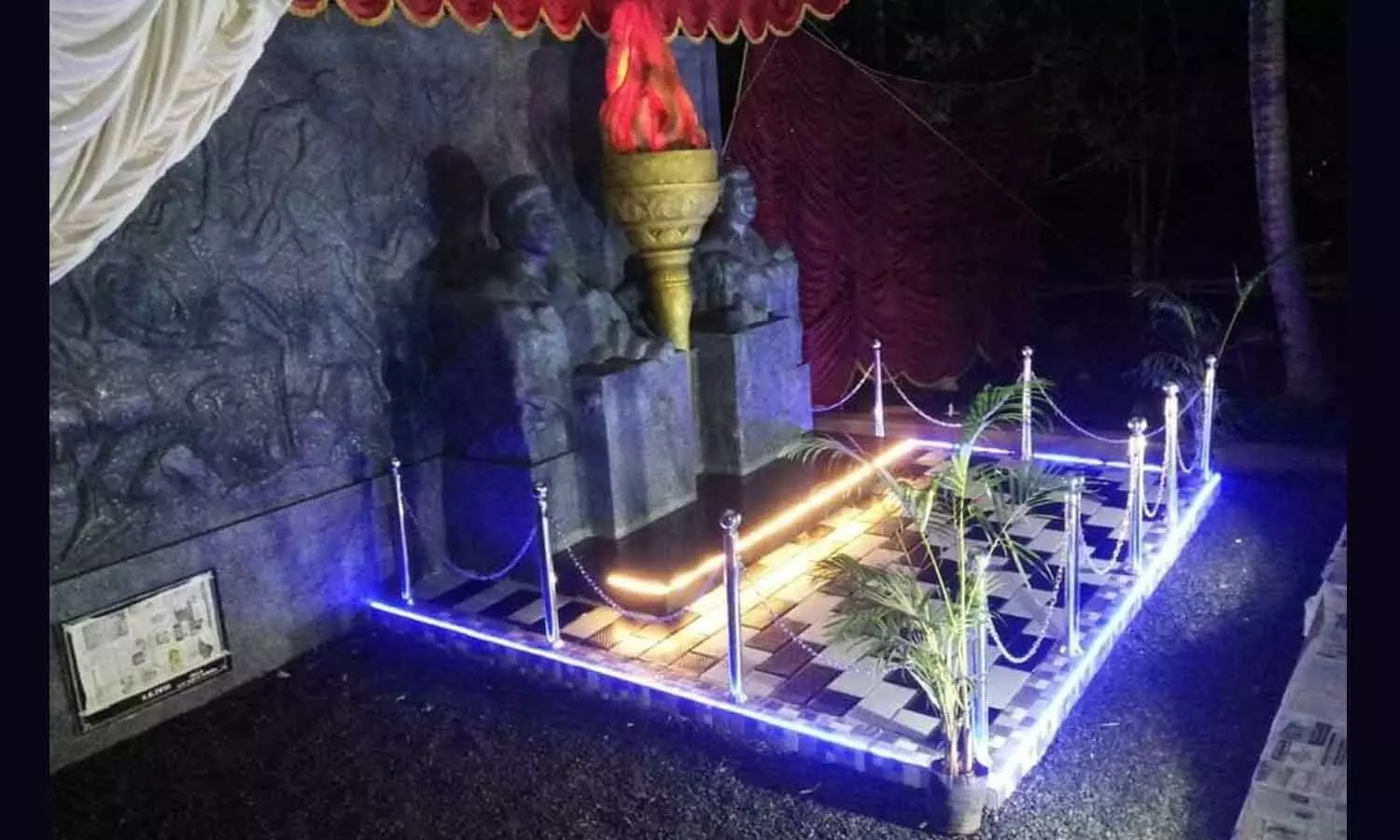 CPM built a memorial for those killed during bomb making CPM built a memorial for those killed during bomb making