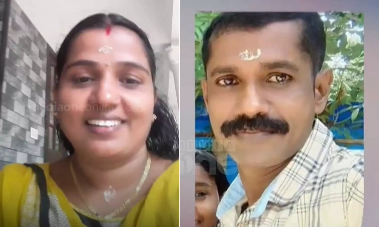 Ambili and her husband Rajesh were killed Ambili and her husband Rajesh were killed