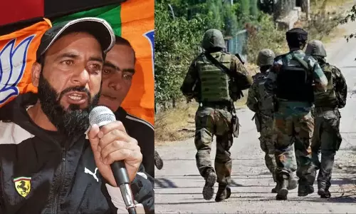 Jammu and Kashmir terror attack,BJP leader killed, Jaipur couple,Lok Sabha polls,ജമ്മുകശ്മീരില്‍ ഭീകരാക്രമണം,ബി.ജെ.പിനേതാവ് കൊല്ലപ്പെട്ടു,ലോക്സഭാ തെരഞ്ഞെടുപ്പ്