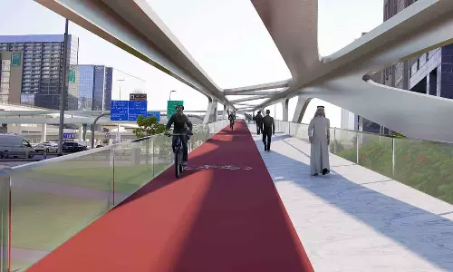 A multi-lane road is coming to Dubai