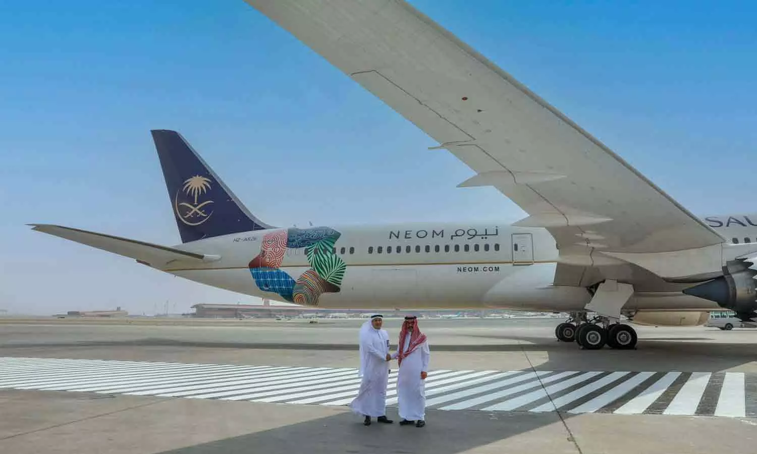 The number of air passengers increased by 20 percent in Saudi Arabia