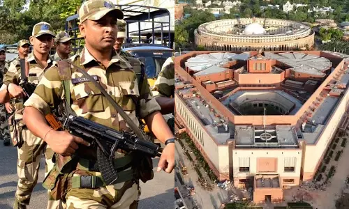 CRPF Exits from Parliament Building CISF To Guard With More Strength