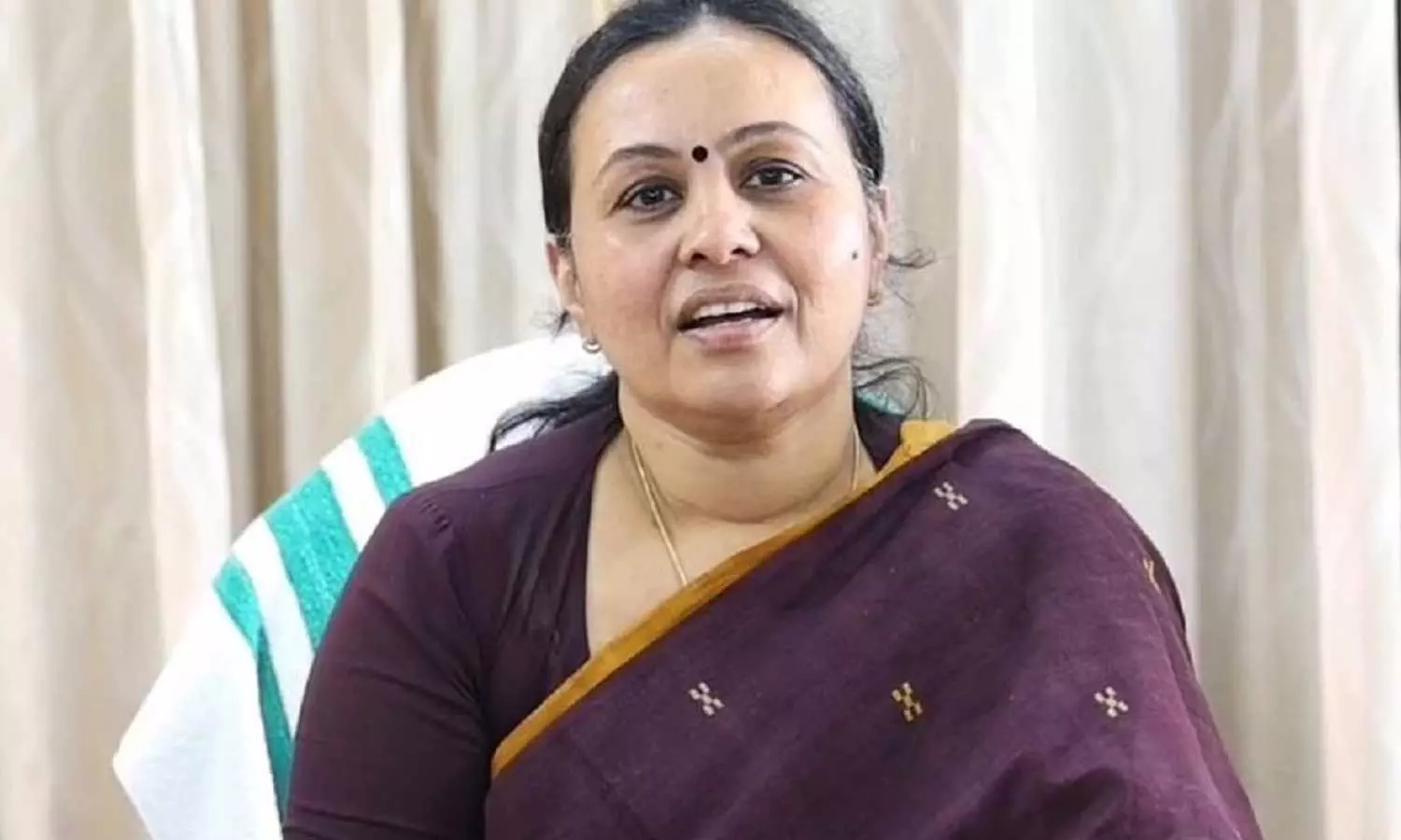 Minister Veena Georges car met with an accident