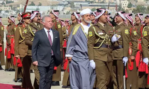 The Sultan of Omans visit to Jordan has begun