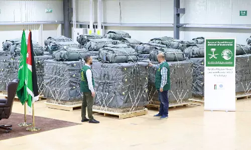 KSrelief Supports The Jordanian Airdrop Relief Operation In Gaza KSrelief Supports The Jordanian Airdrop Relief Operation In Gaza