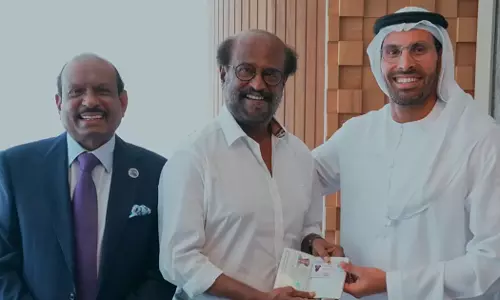 Superstar Rajinikanth receives UAE’s Golden Visa