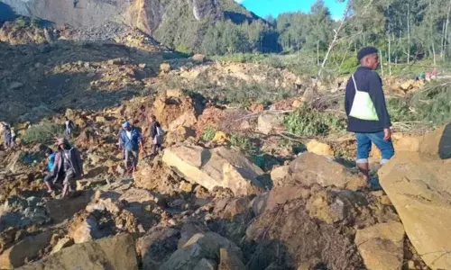 Papua New Guinea landslide