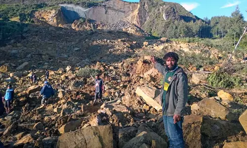 Massive Landslide Strikes Remote Papua New Guinea Village