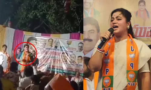 BJP MP and Telugu actress Navneet Kaur Rana trolled by the mob on live in Delhi, Lok Sabha 2024, Elections 2024