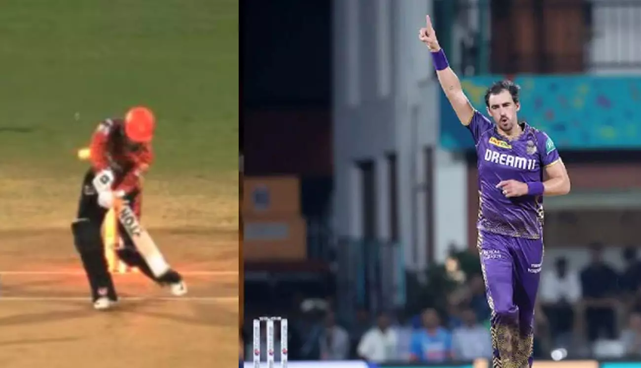 അഭിഷേകിനെ ബൗൾഡാക്കി വീണ്ടും സ്റ്റാർക്കിന്റെ ഡ്രീം ബോൾ-വീഡിയോ