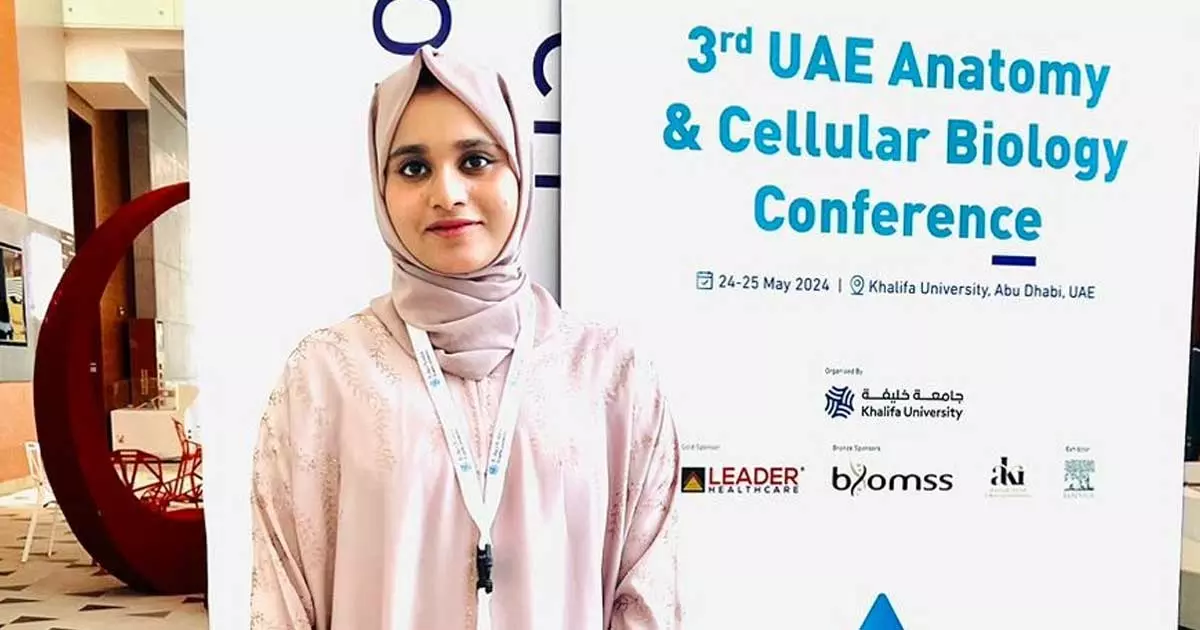 Malayali presented a research paper on behalf of Kazakhstan at the UAE Anatomy and Cellular Biology Conference Malayali presented a research paper on behalf of Kazakhstan at the UAE Anatomy and Cellular Biology Conference