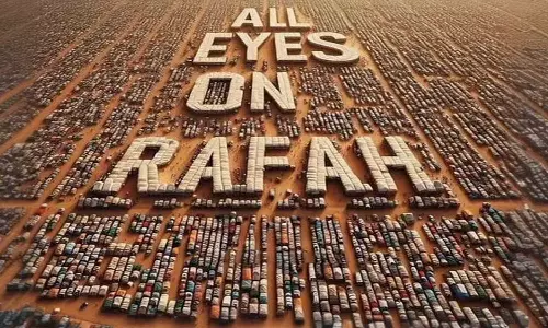 റഫ കൂട്ടക്കുരുതിക്കെതിരെ ഡൽഹിയിൽ ഇന്ന് പ്രതിഷേധം; പൊലീസ് അനുമതി നിഷേധിച്ചെങ്കിലും പരിപാടി നടത്തുമെന്ന് സംഘാടകർ