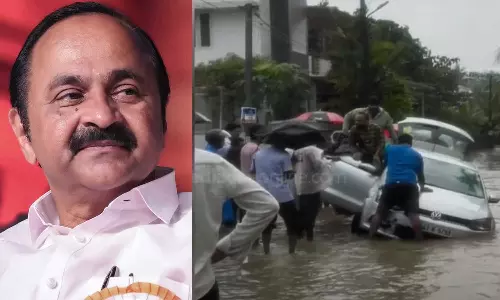 The Kerala Opposition leader VD Satheesan cancels foreign trip in the wake of the rains calamities in the state