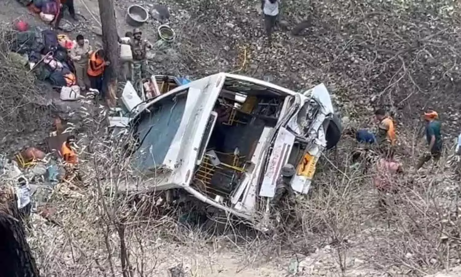 21 Passengers Killed, Over 20 Injured After Bus Falls Into Gorge In Jammu 21 Passengers Killed, Over 20 Injured After Bus Falls Into Gorge In Jammu