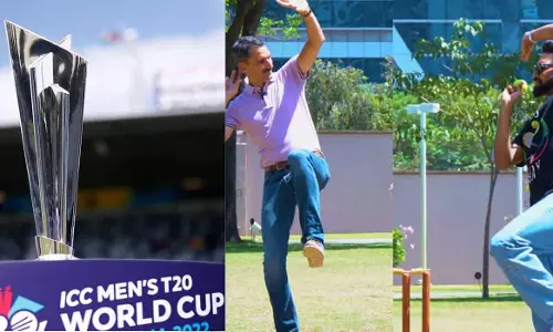 യു.എസ് നയതന്ത്രഞ്ജരെ ക്രിക്കറ്റ് പഠിപ്പിച്ച് സിറാജും ഗെയിക്‌വാദും-വീഡിയോ