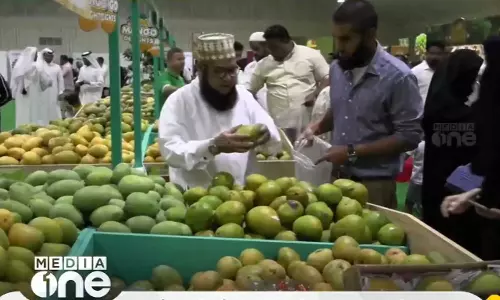 Locals and foreigners take over the Indian Mango Fair at Souq Waqif