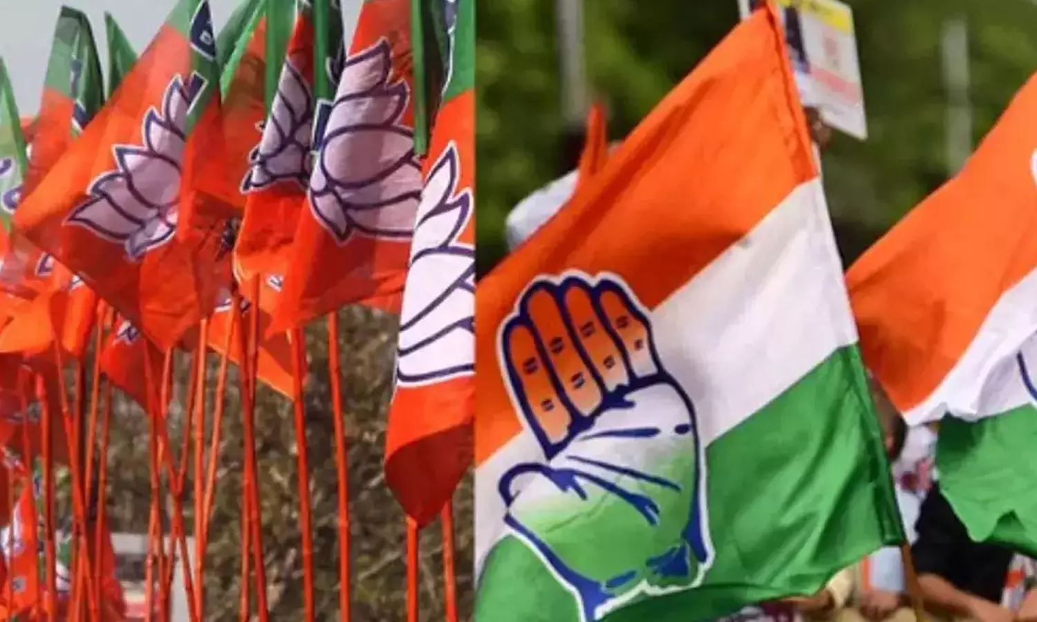 തെലങ്കാനയിൽ ബി.ജെ.പിയും കോണ്ഗ്രസും ഒപ്പത്തിനൊപ്പം; ഇളക്കമില്ലാതെ ഒവൈസി തെലങ്കാനയിൽ ബി.ജെ.പിയും കോണ്ഗ്രസും ഒപ്പത്തിനൊപ്പം; ഇളക്കമില്ലാതെ ഒവൈസി